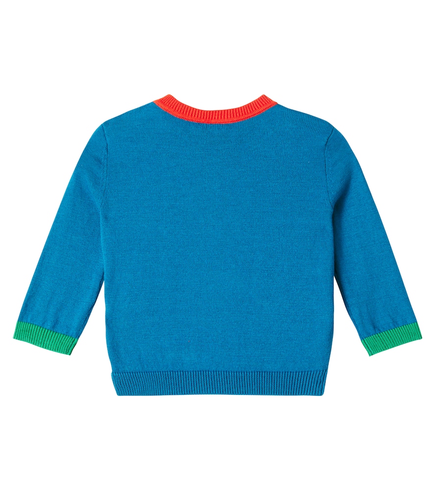 Stella McCartney Kids Baby cotton and wool cardigan
