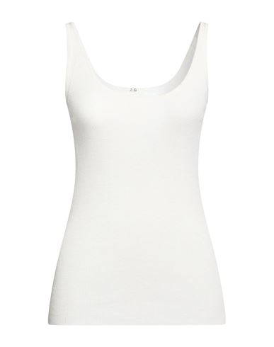 Woman Tank top Ivory Size XL Virgin Wool, Silk