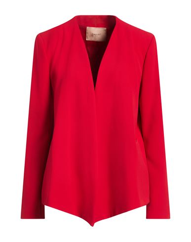 Woman Blazer Red Size 16 Polyester, Elastane