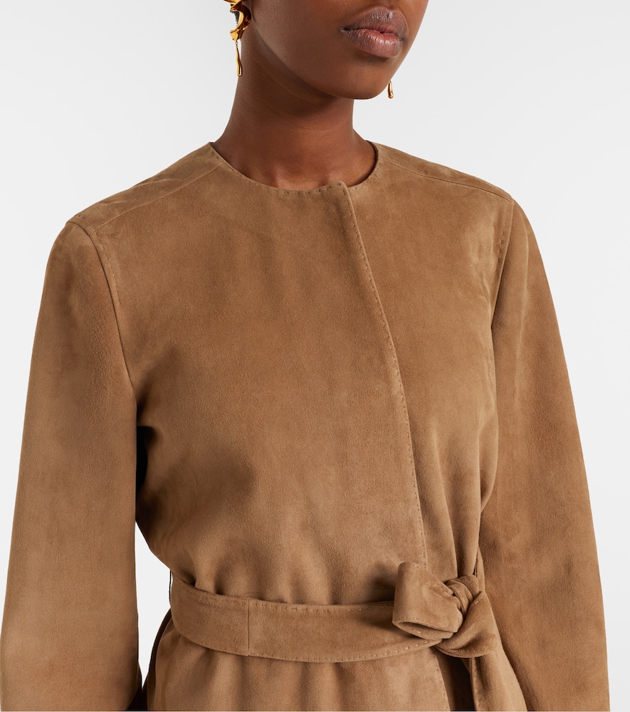 Abito belted suede jacket