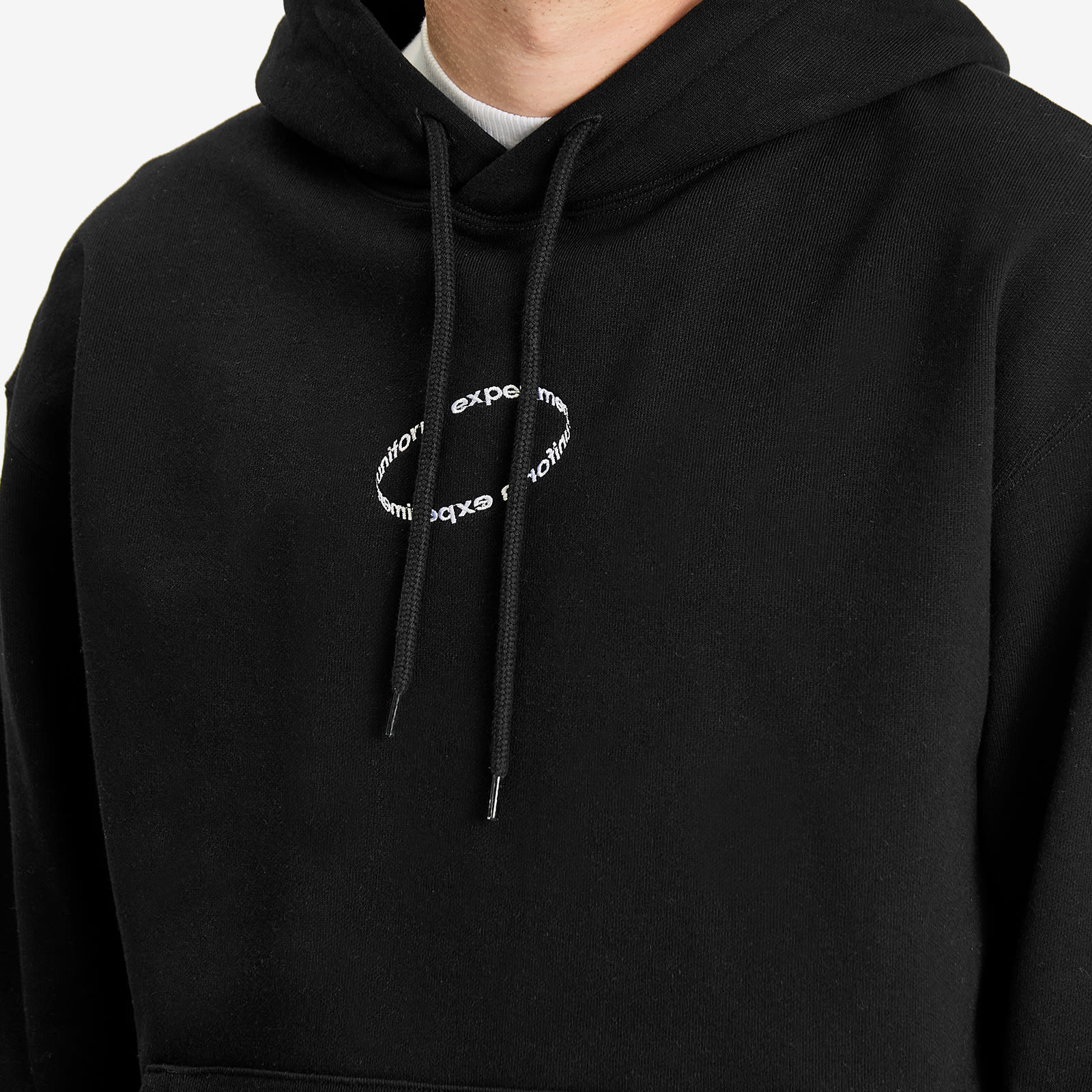 Uniform Experiment Men's Loop Logo Hoodie in Black