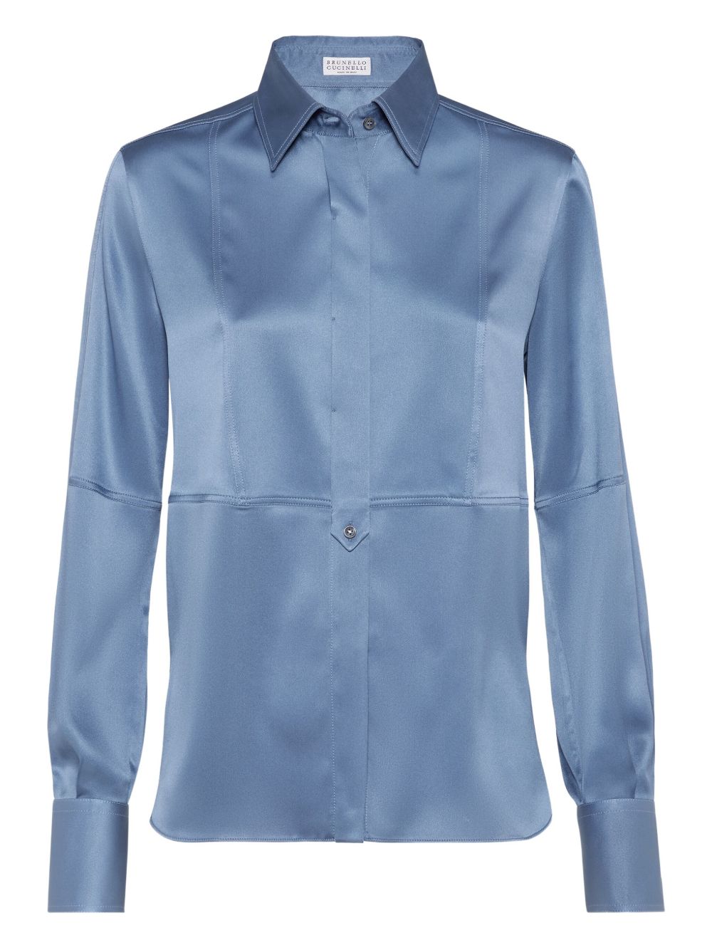 Brunello Cucinelli silk shirt - Blue
