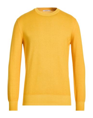 Man Sweater Marigold Size 40 Cashmere
