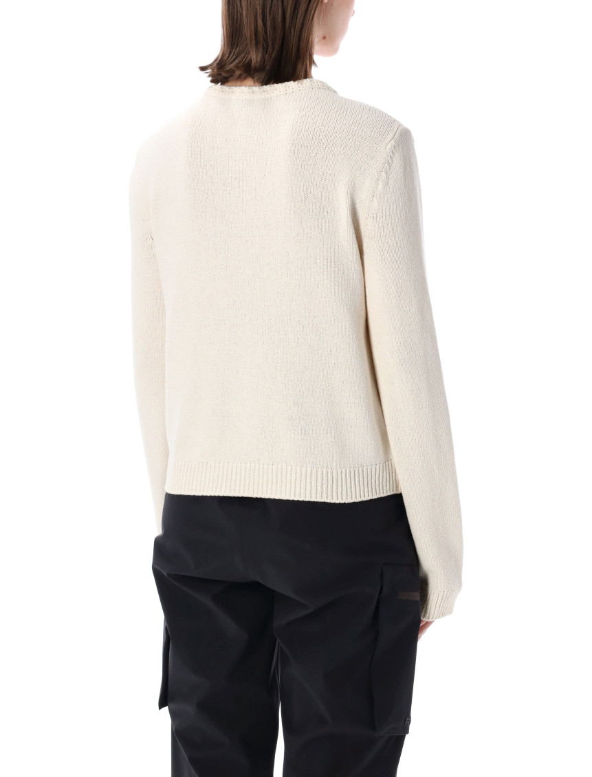 Geometric-quilted Padded Cardigan