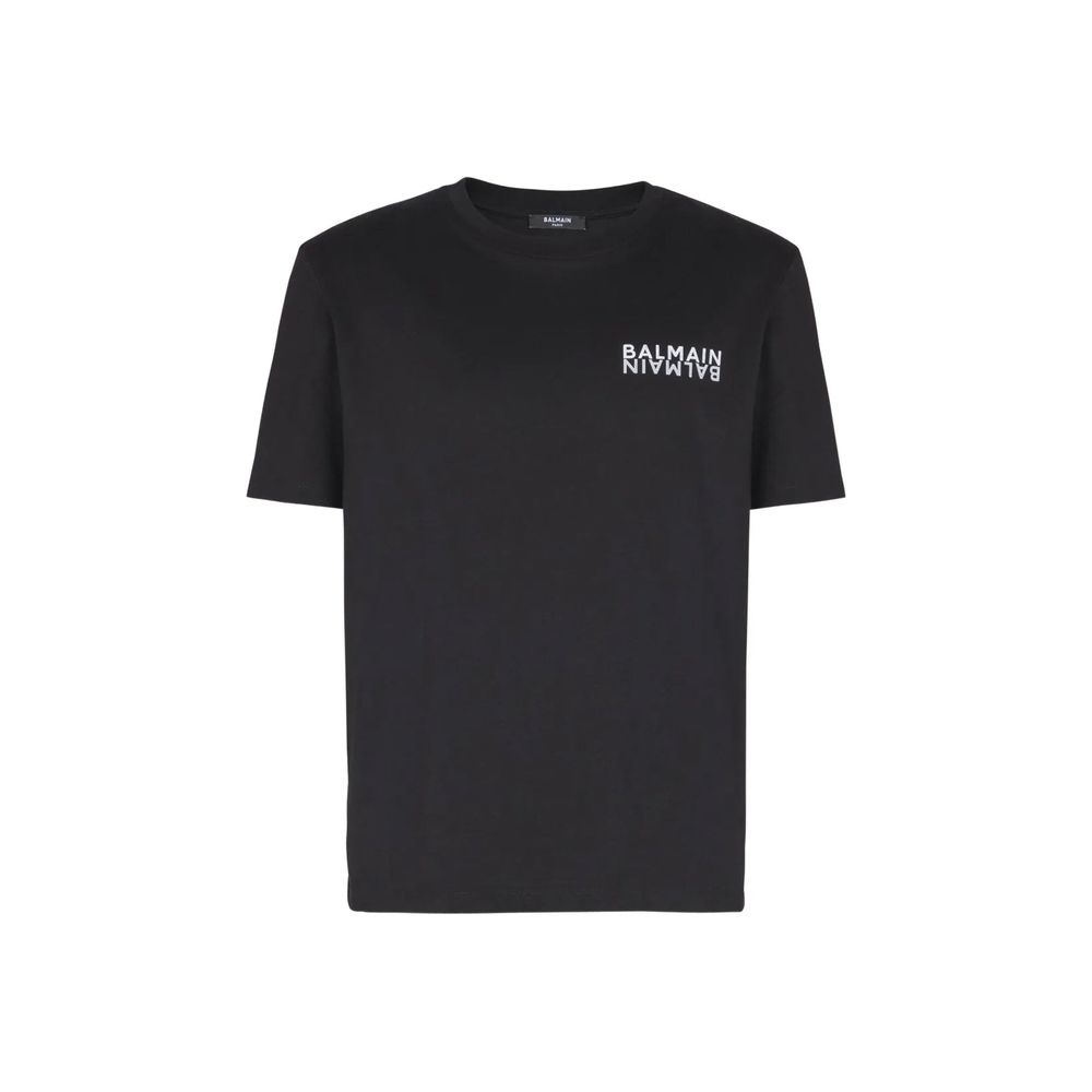 Logo-Print Cotton T-Shirt — Black