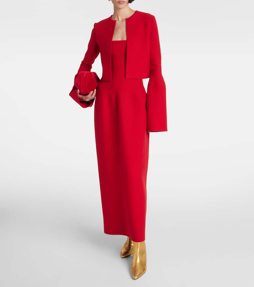 Katlin cropped wool jacket