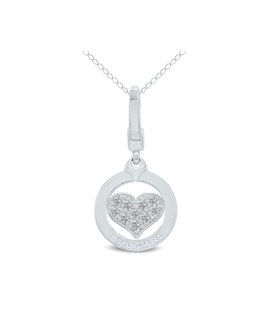 18K 0.20 Ct. Tw. Diamond Charm