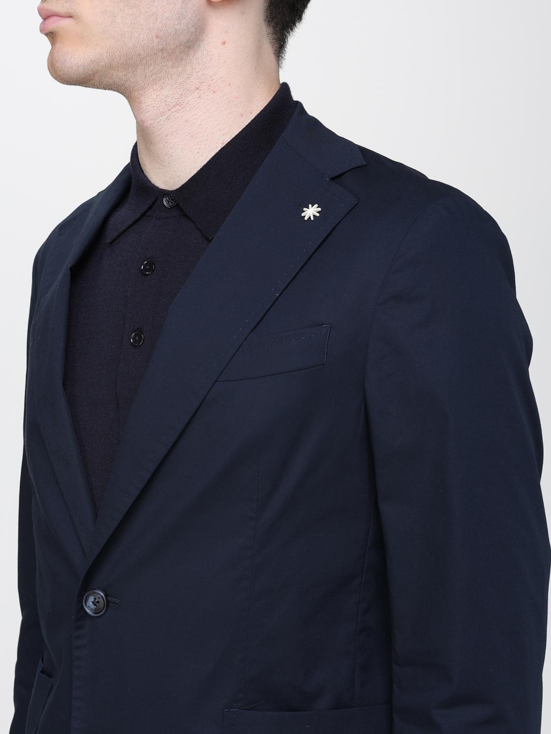 Blazer Men color Blue