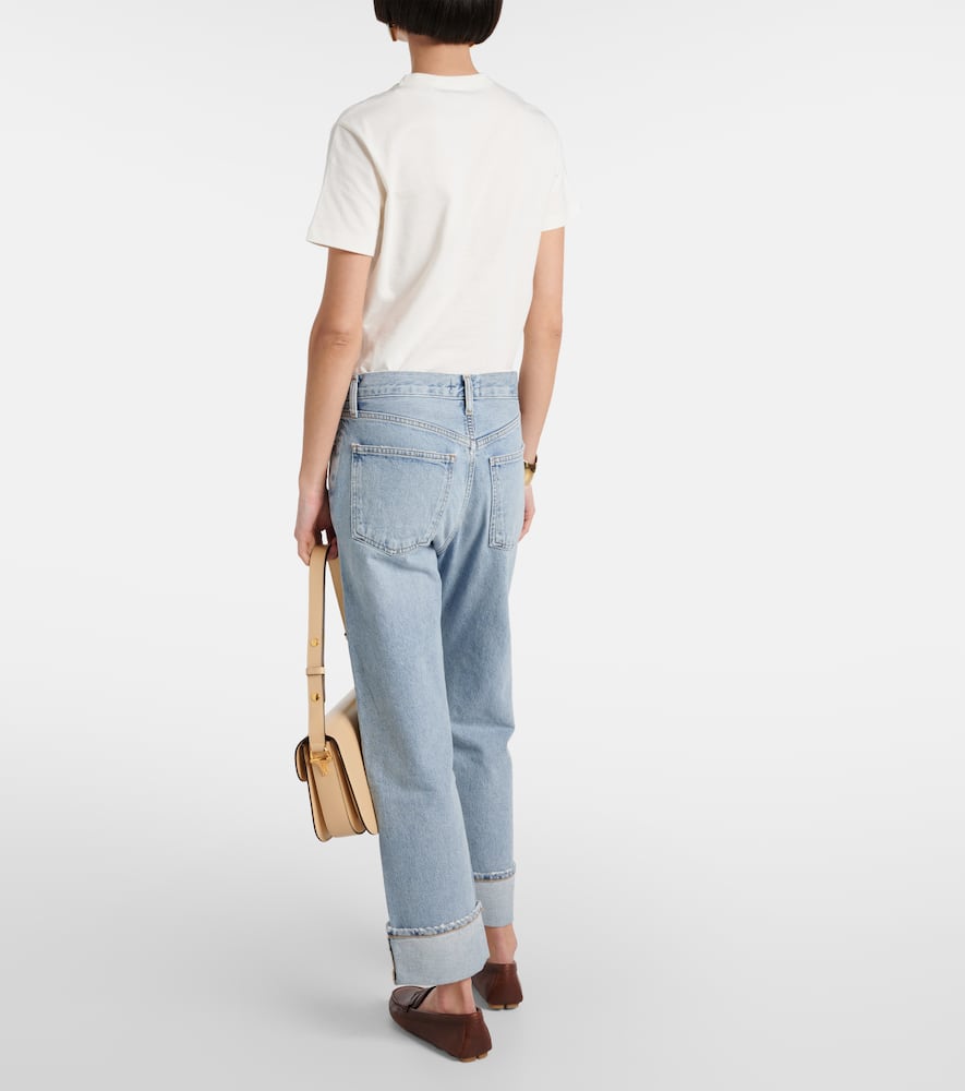 Fran mid-rise straight jeans