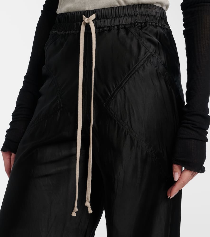 Bias wide-leg pants