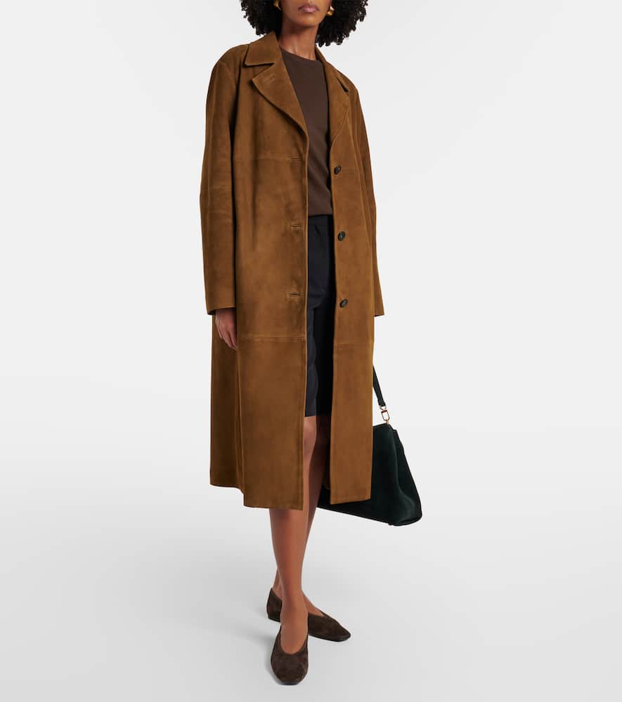 Suede coat