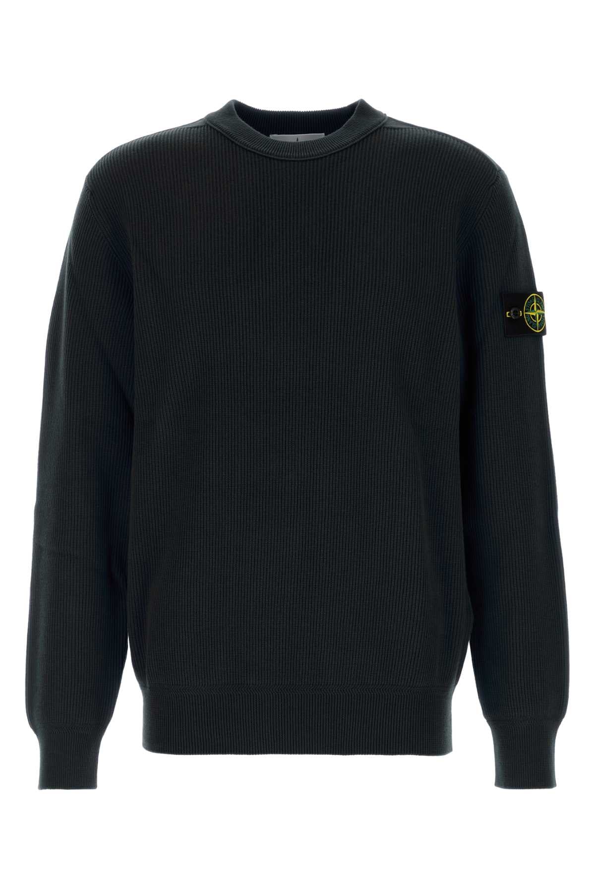 Neck Sweater — Black