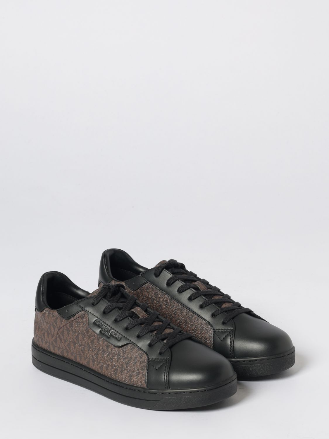 Keating logo-print sneakers - Black
