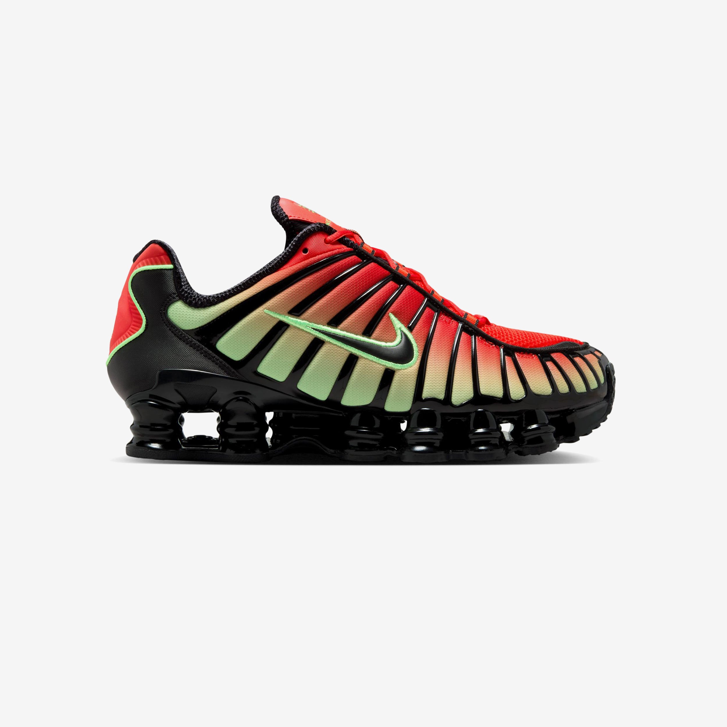 Nike Shox TL - LT CRIMSON/BLACK-GREEN STRIKE-BLACK - unisex