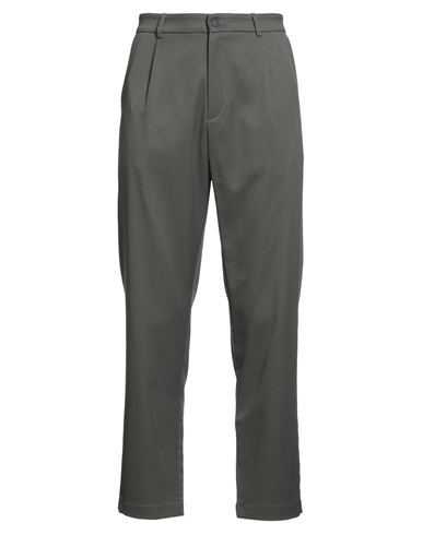 Man Pants Military green Size 31 Polyester, Viscose
