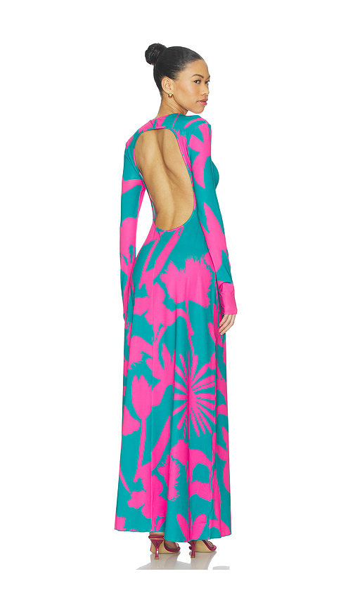 Eywasouls malibu Sammy Midi Dress in Fuchsia,Teal. XS. Also in S