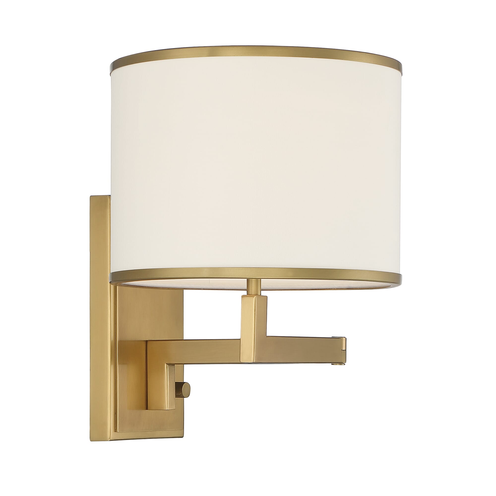 Crystorama Madison Wall Sconce in Aged Bra