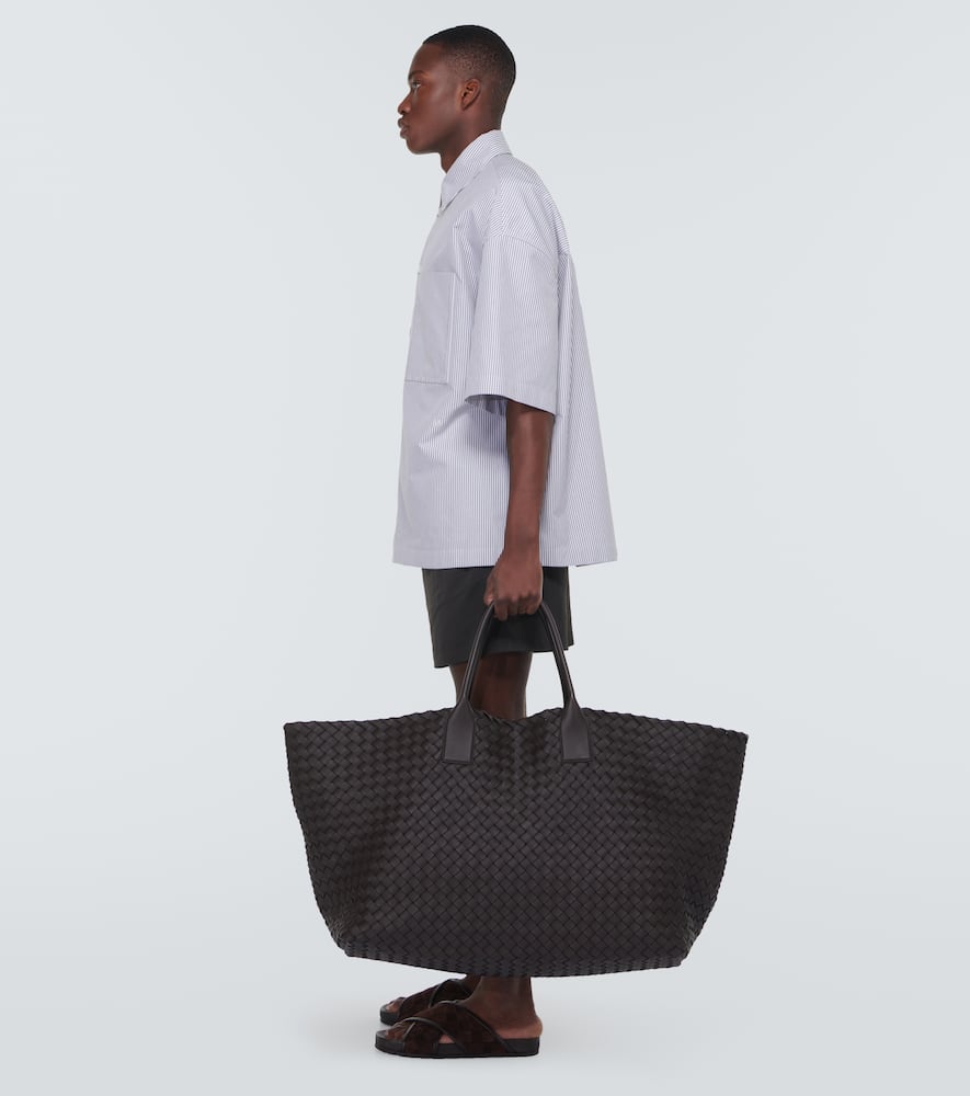 Cabat Large leather tote bag