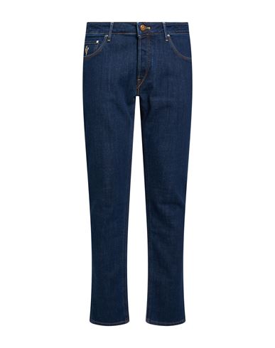 Man Jeans Blue Size 31 Cotton, Elastane