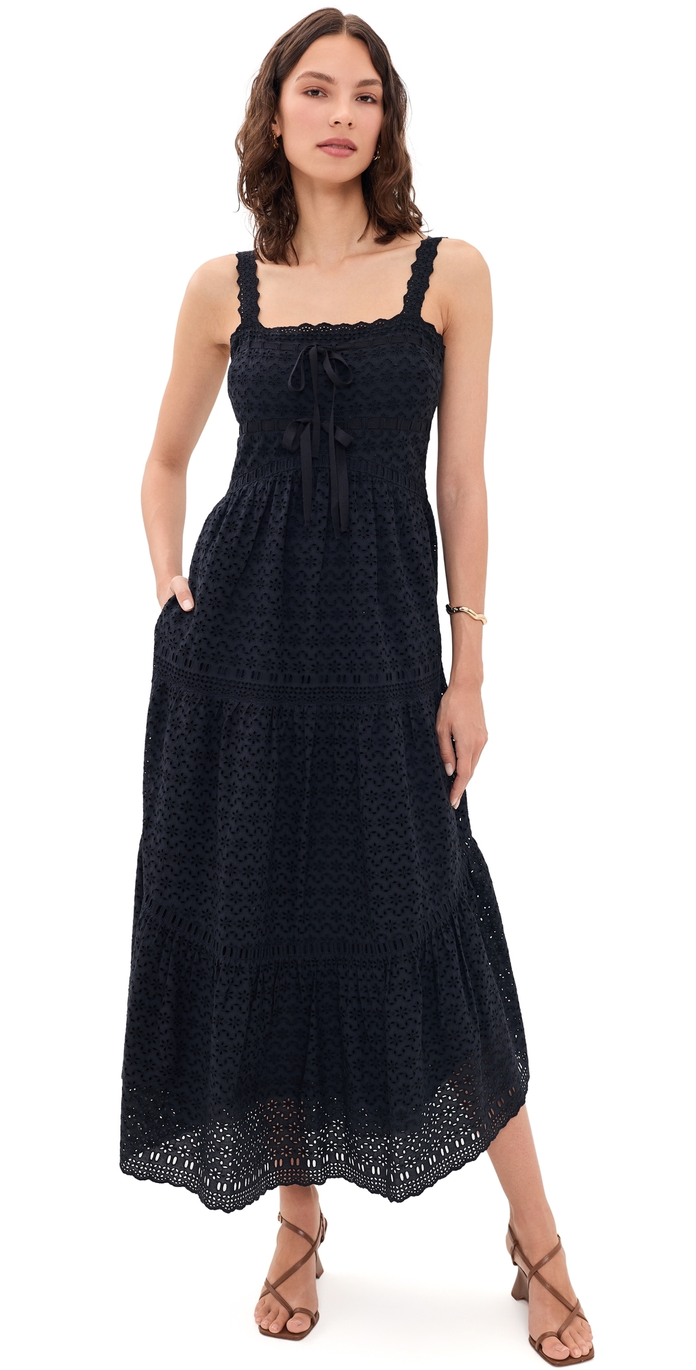 Constance Cotton Dress Midnight