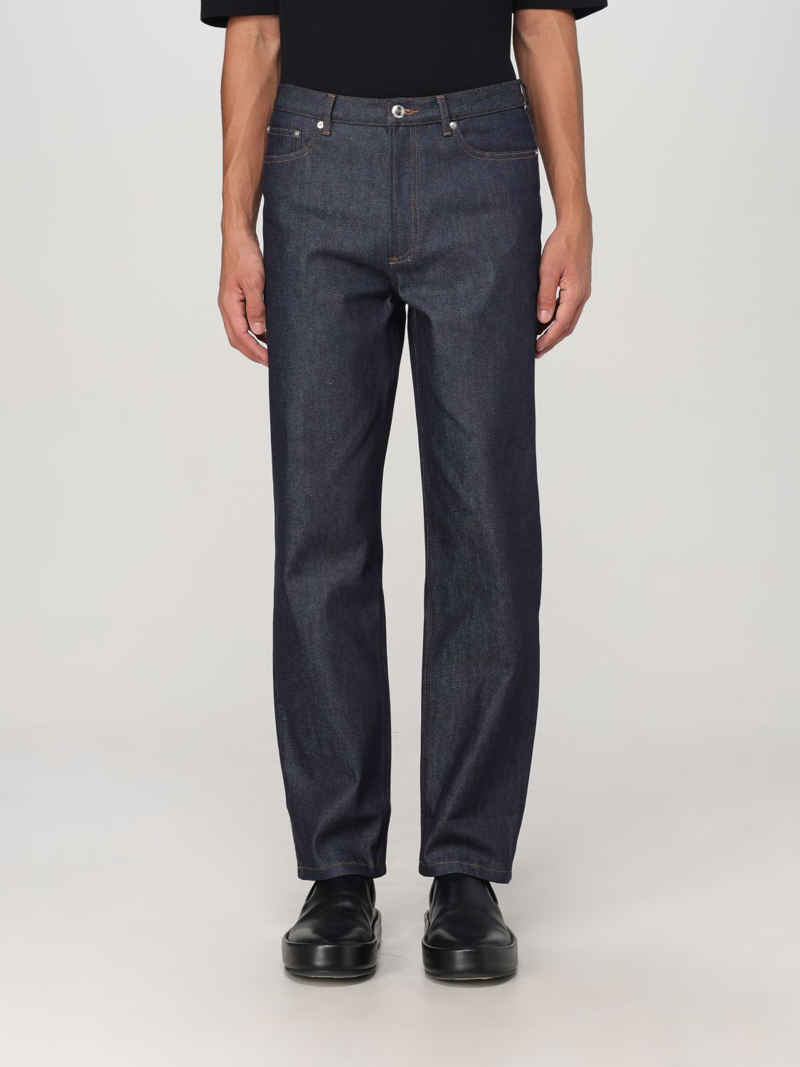 Pants Men color Blue