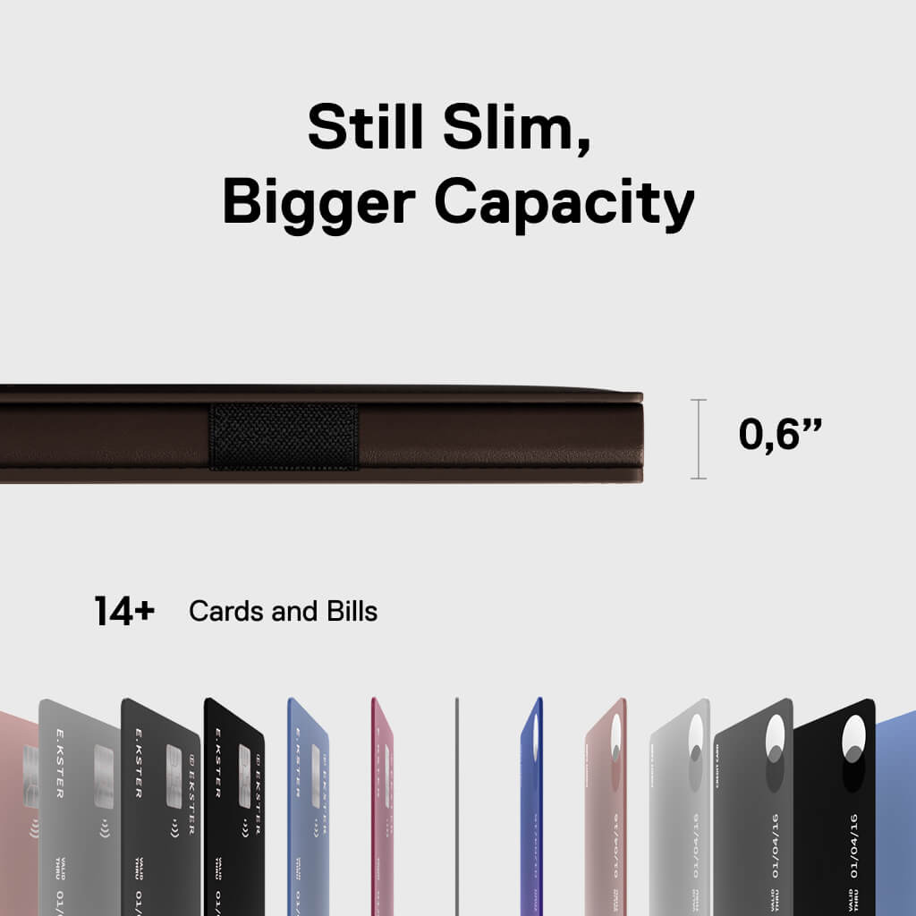 Men's Wallet - Smiley x Ekster Pro Premium Slim Men's Wallet Trackable Wallet Leather Smart Wallet RFID Blocking