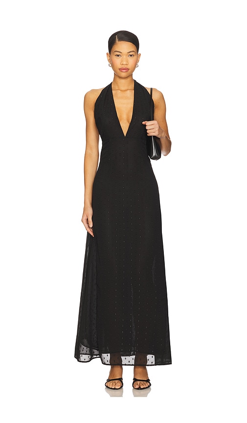 AFRM KLEID ODENAH in Black. Größe XXL. Also in 1X, 2X, 3X, L, M, S, XL