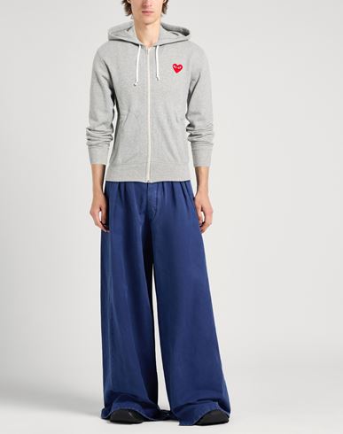 Comme Des Garçons Play Man Sweatshirt Grey Size S Cotton