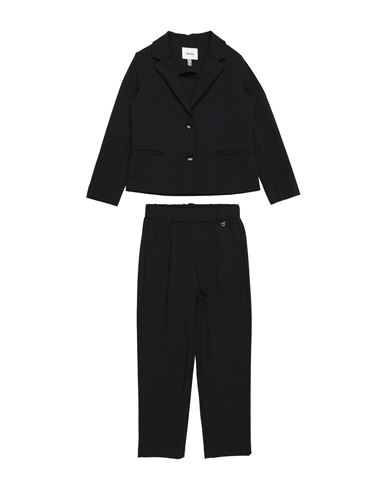 Kid Girl Suit Black Size 10 Cotton, Polyamide, Elastane