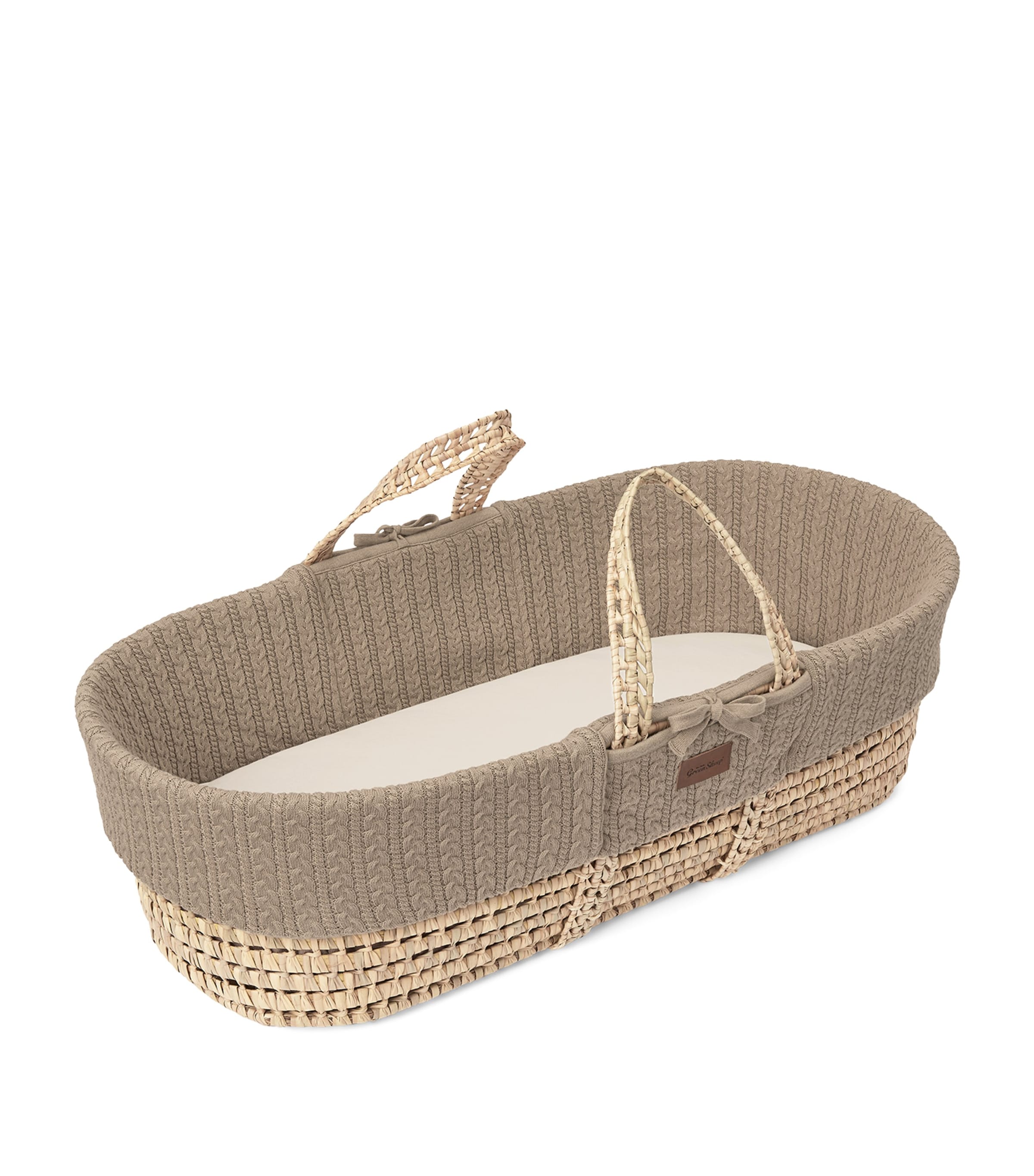 Knitted Moses Basket and Mattress