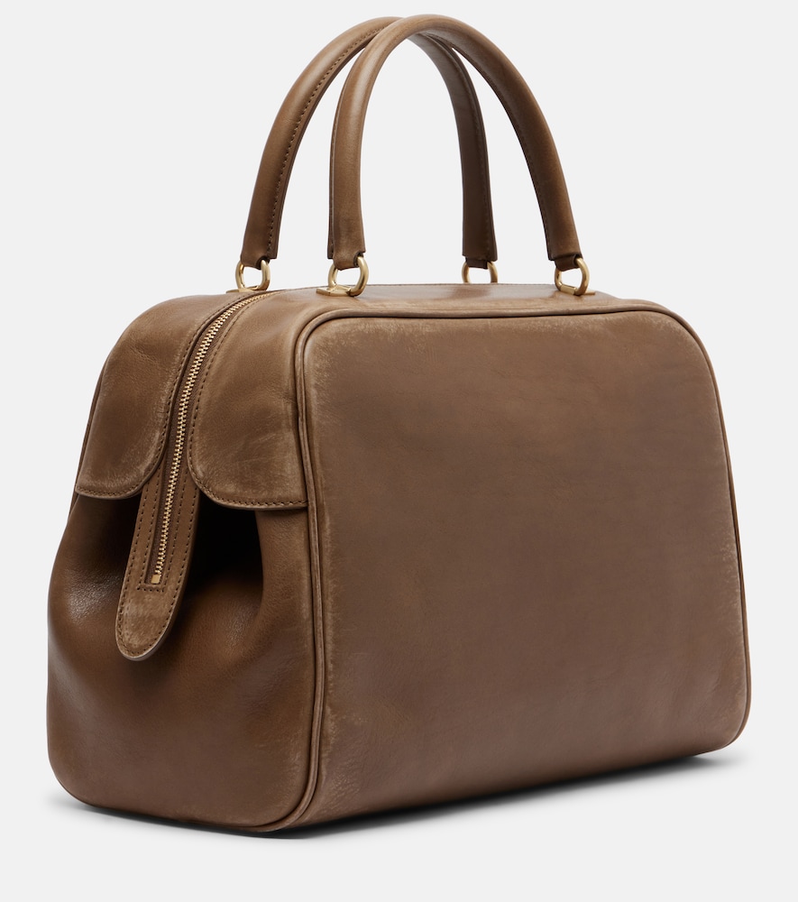 America Medium leather bowling bag