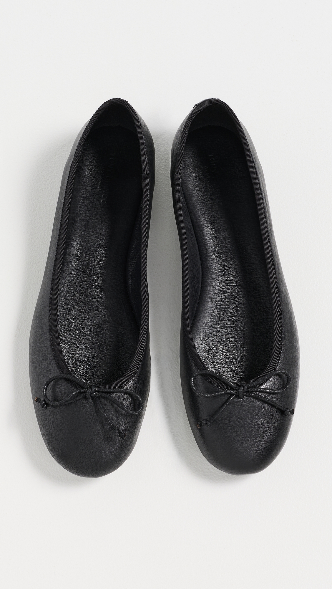 Comma Ballet Flats Black Nappa