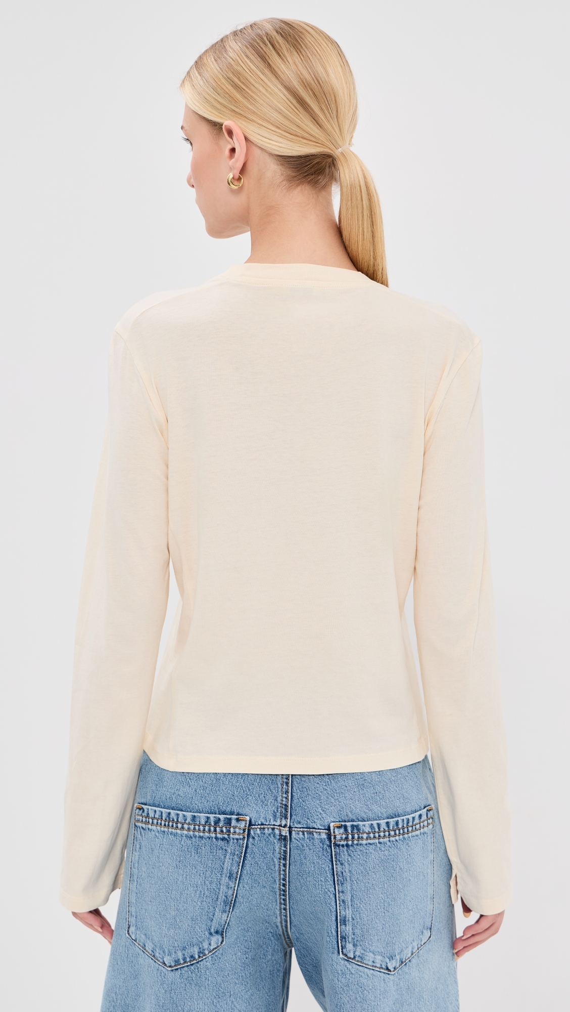 Wynn Long Sleeve T-Shirt Vanilla
