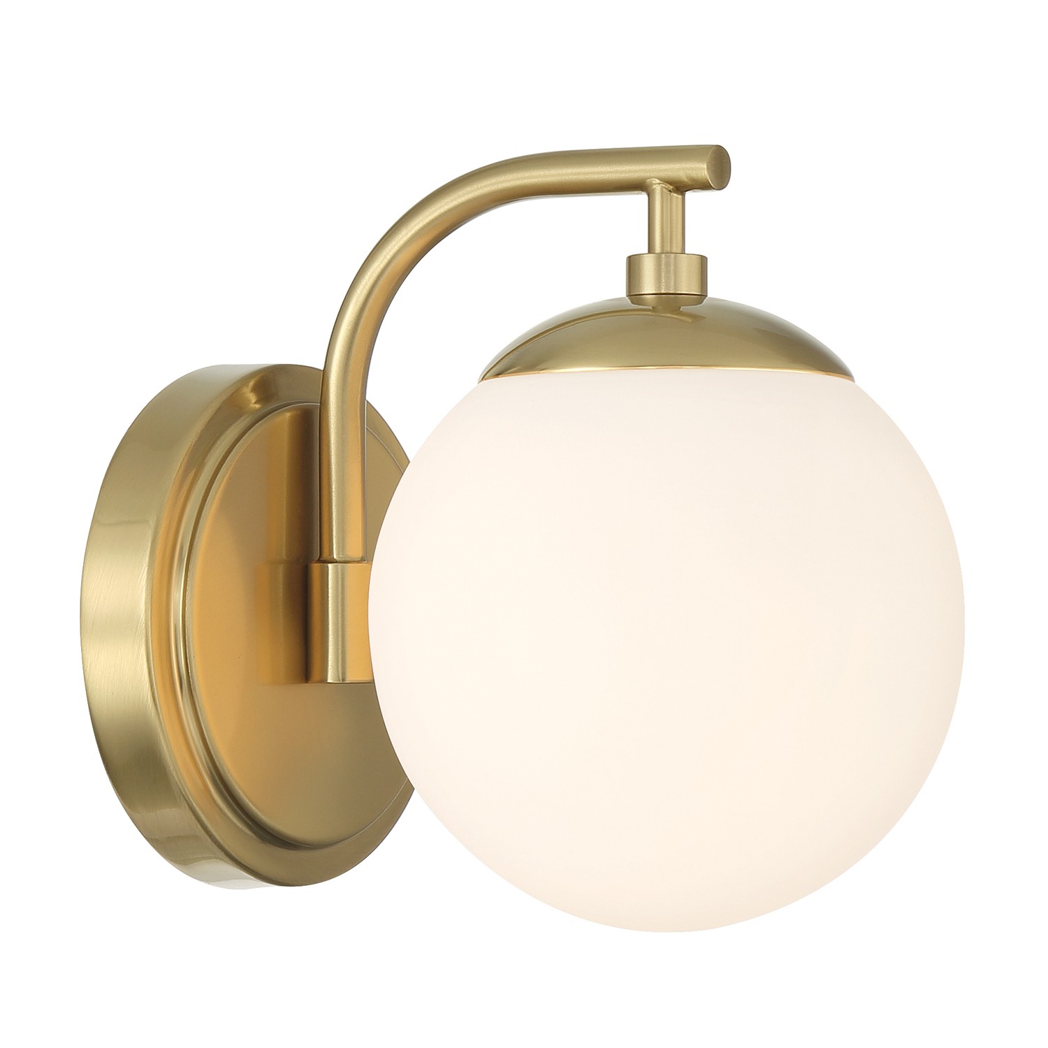Vibrant Gold Bathroom Vanity Light from the Maverick Collection