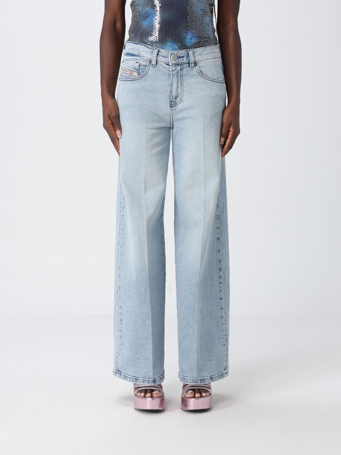 Jeans Woman color Denim