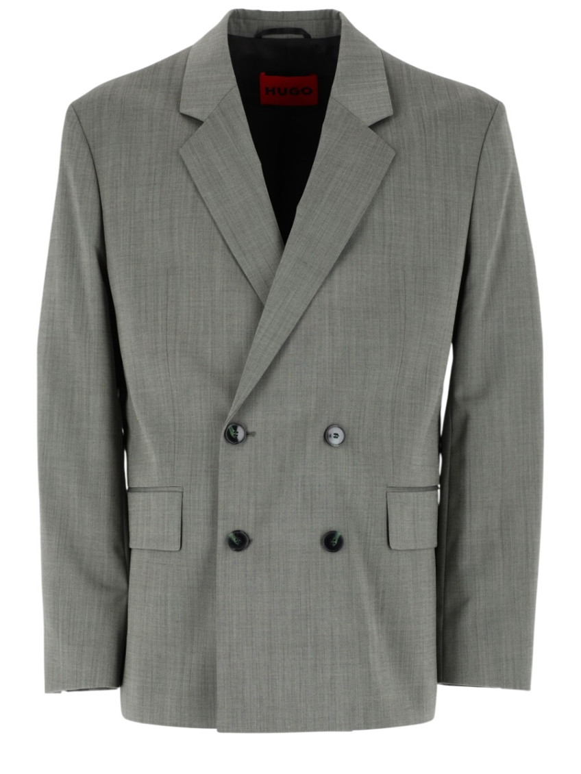 Hugo - double breasted suit notched lapels tailoring