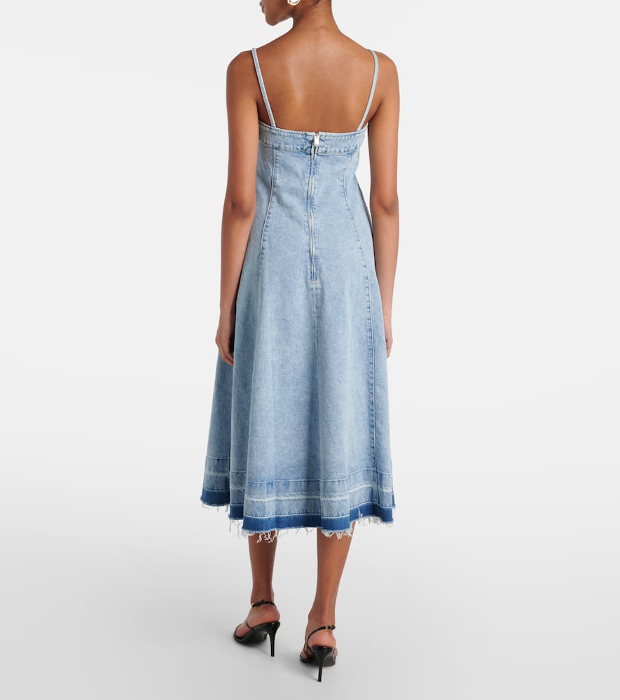 Clarissa denim midi dress