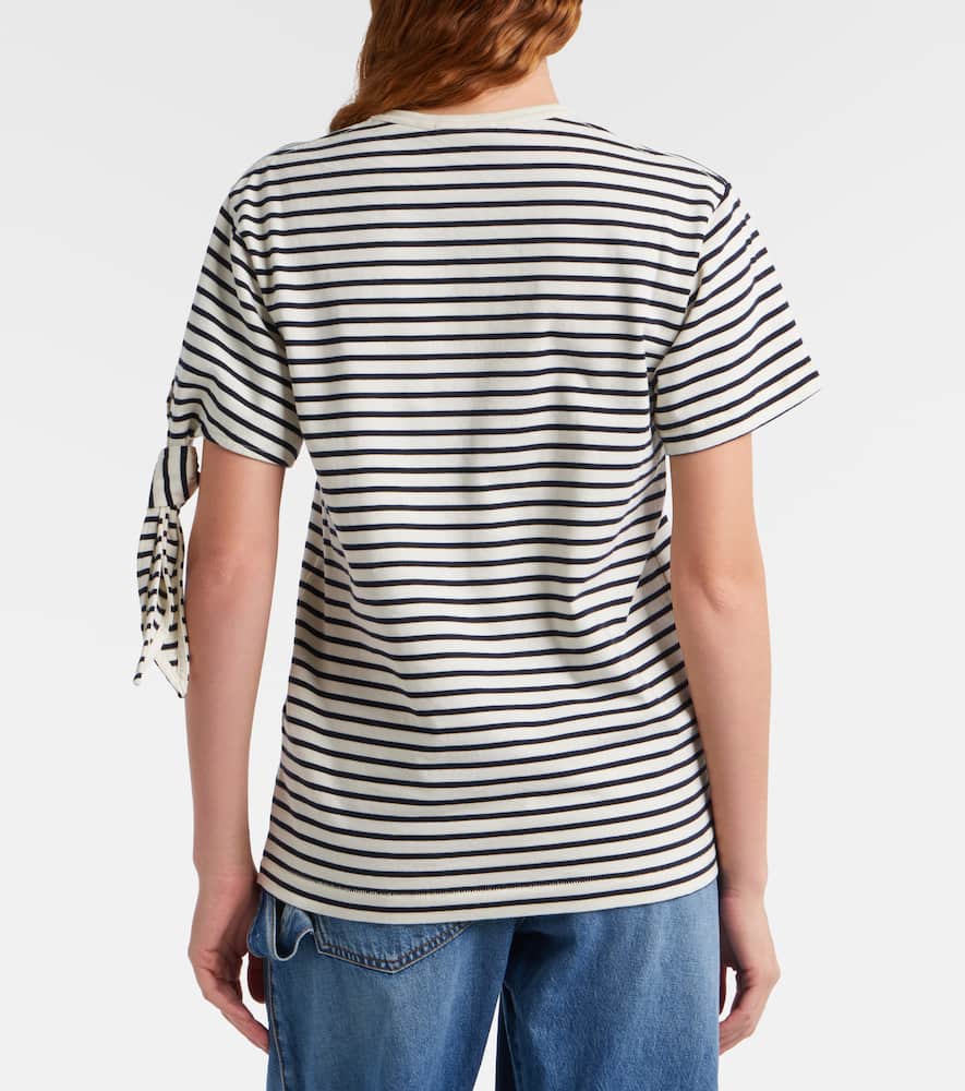 Striped cotton jersey T-shirt