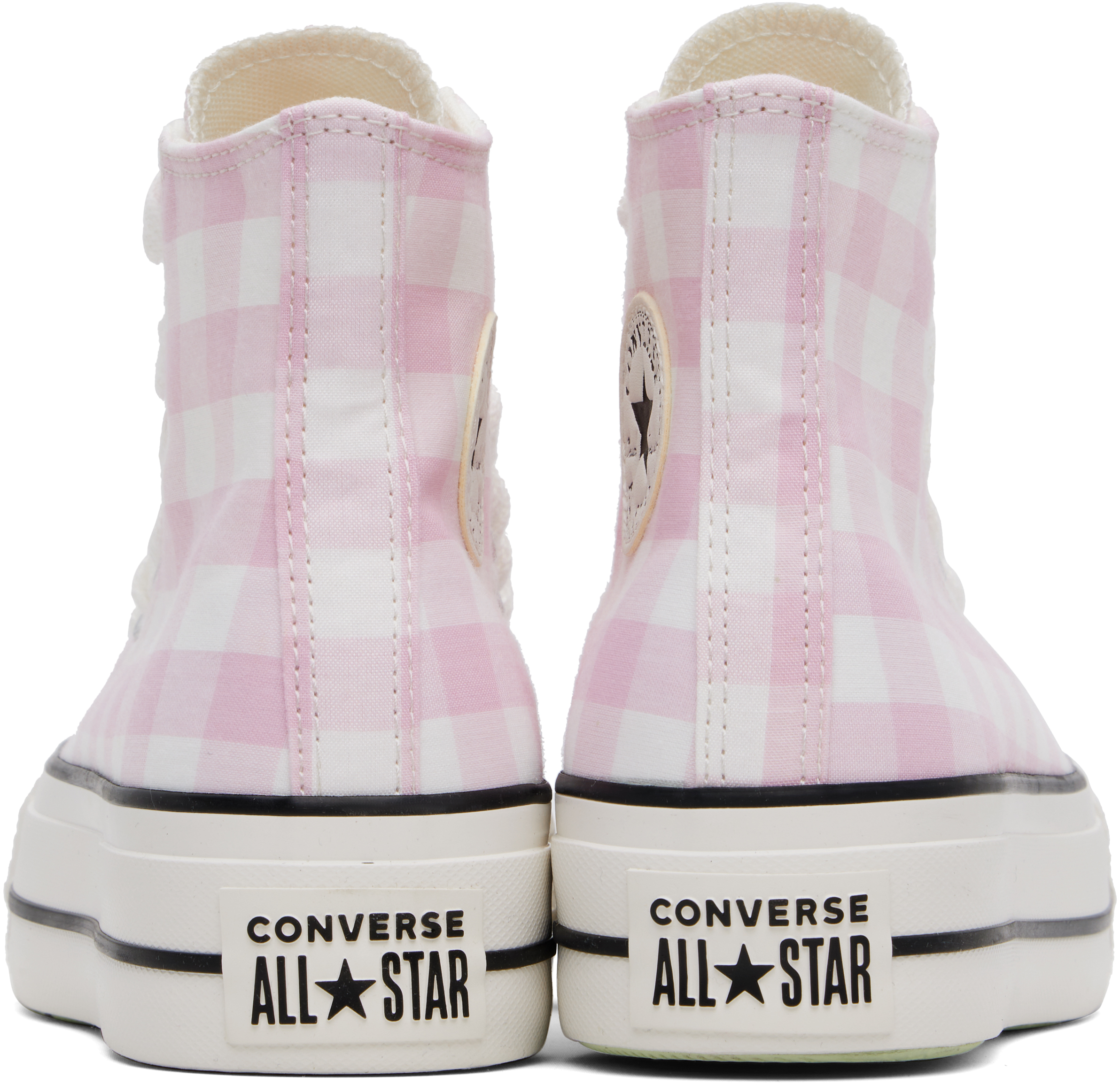 Pink & White Chuck Taylor All Star Gingham Sneakers