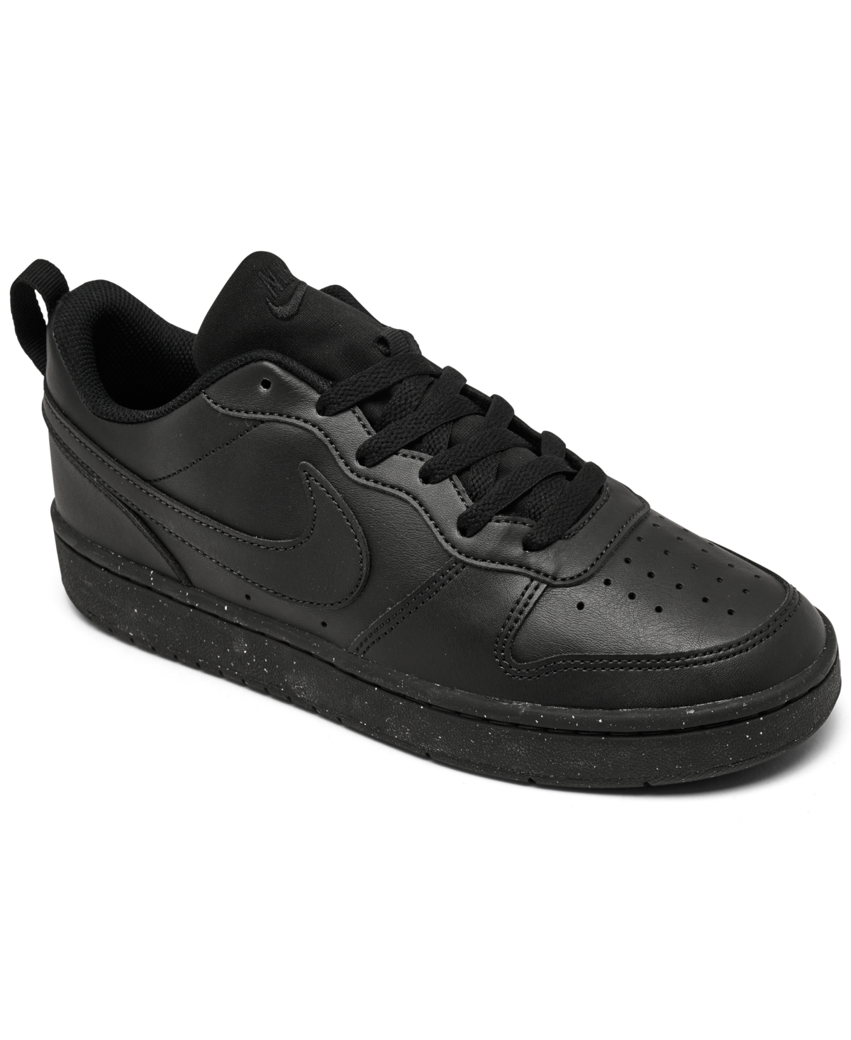 Big Kids Court Borough Low Recraft Casual Sneakers from Finish Line - Black