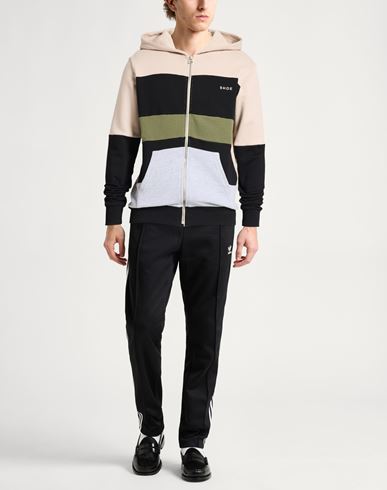 Man Sweatshirt Sand Size M Cotton