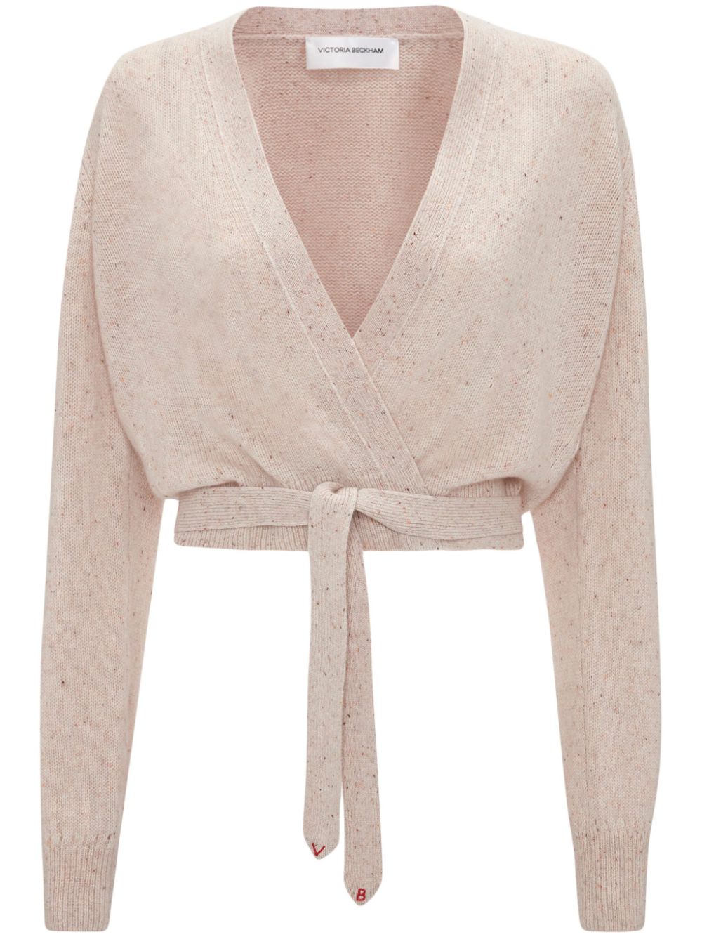 Wraparound cashmere cardigan - Black