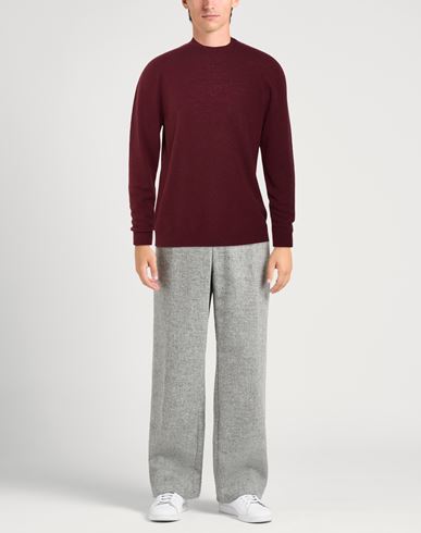 Man Sweater Burgundy Size 42 Virgin Wool