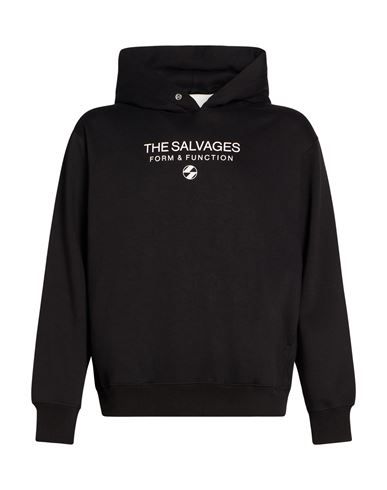 Man Sweatshirt Black Size M Cotton