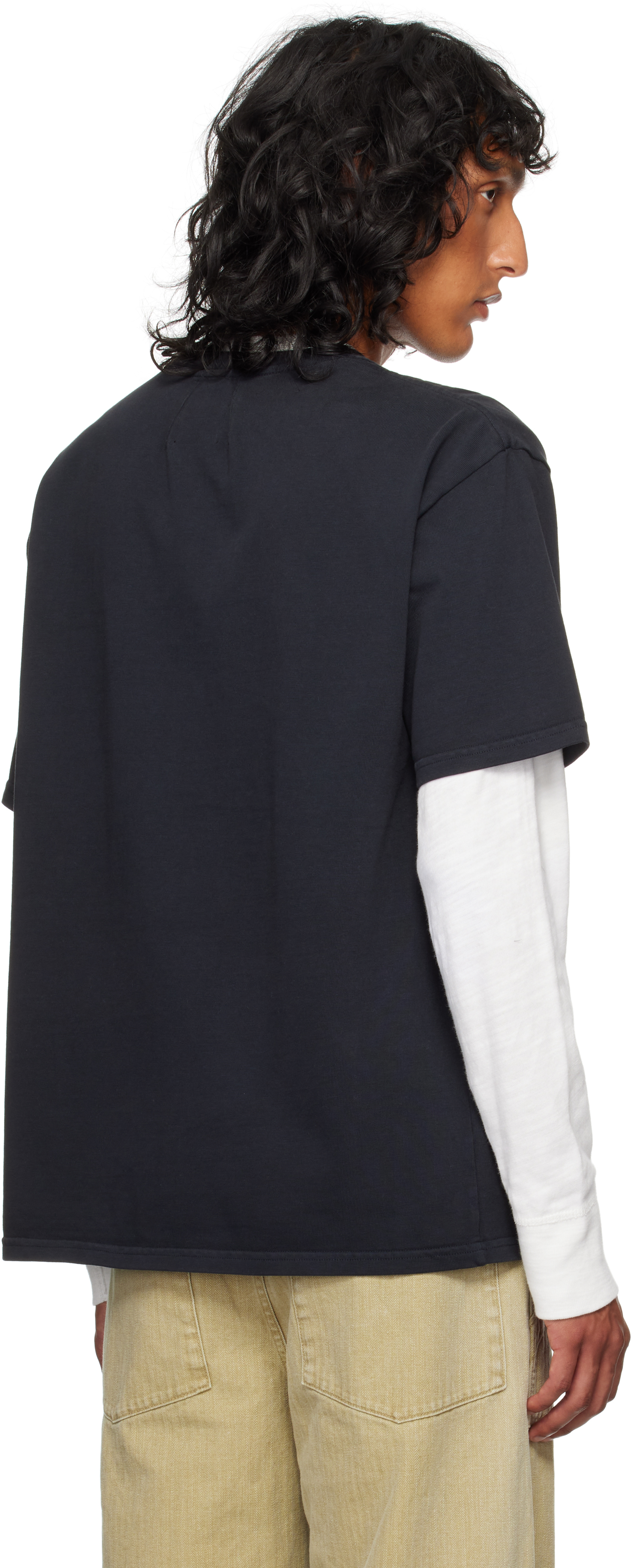 Rhude Black 'Rhude' Script T-shirt