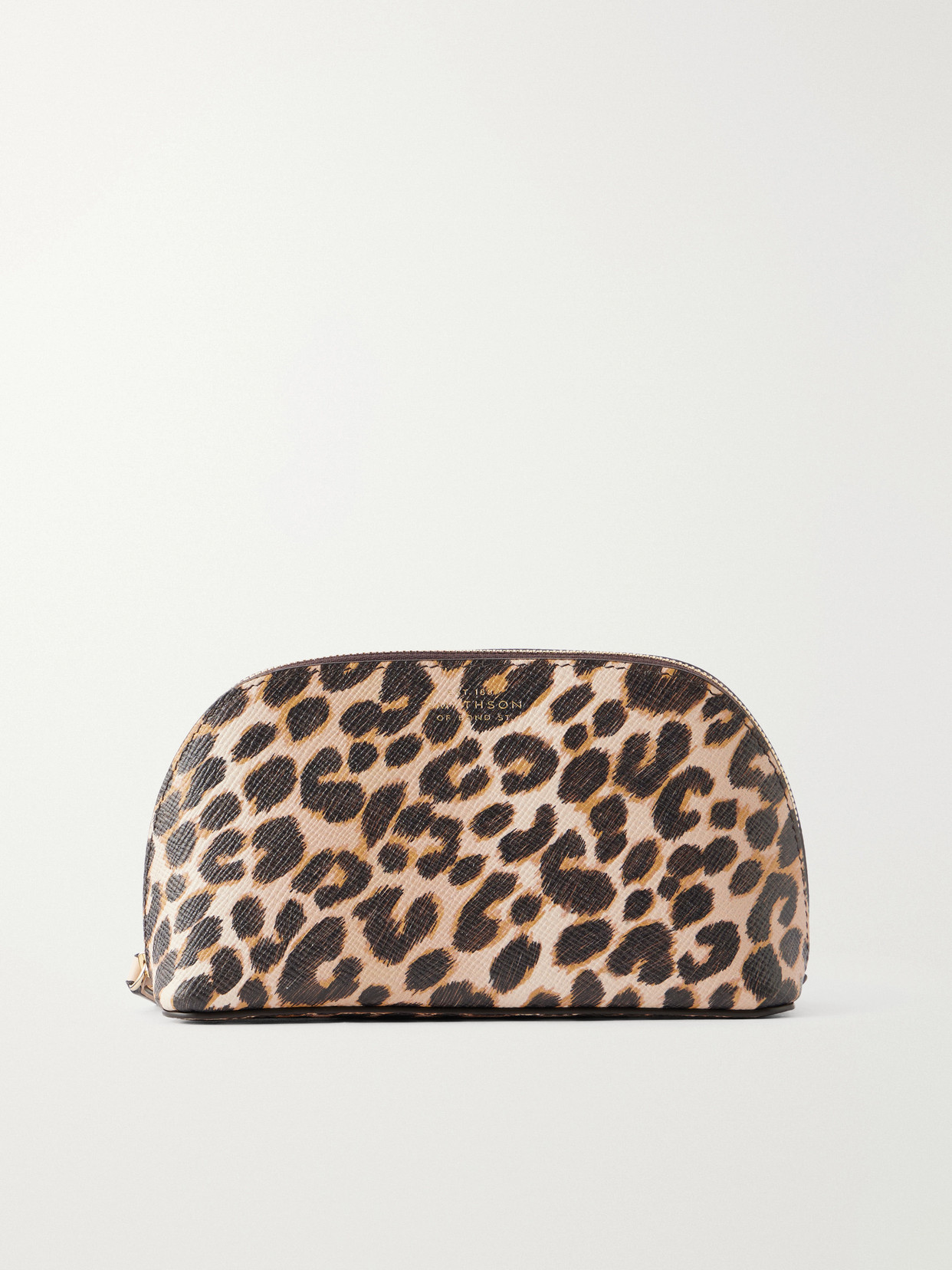Panama Leopard-print Leather Cosmetics Case - Animal Print