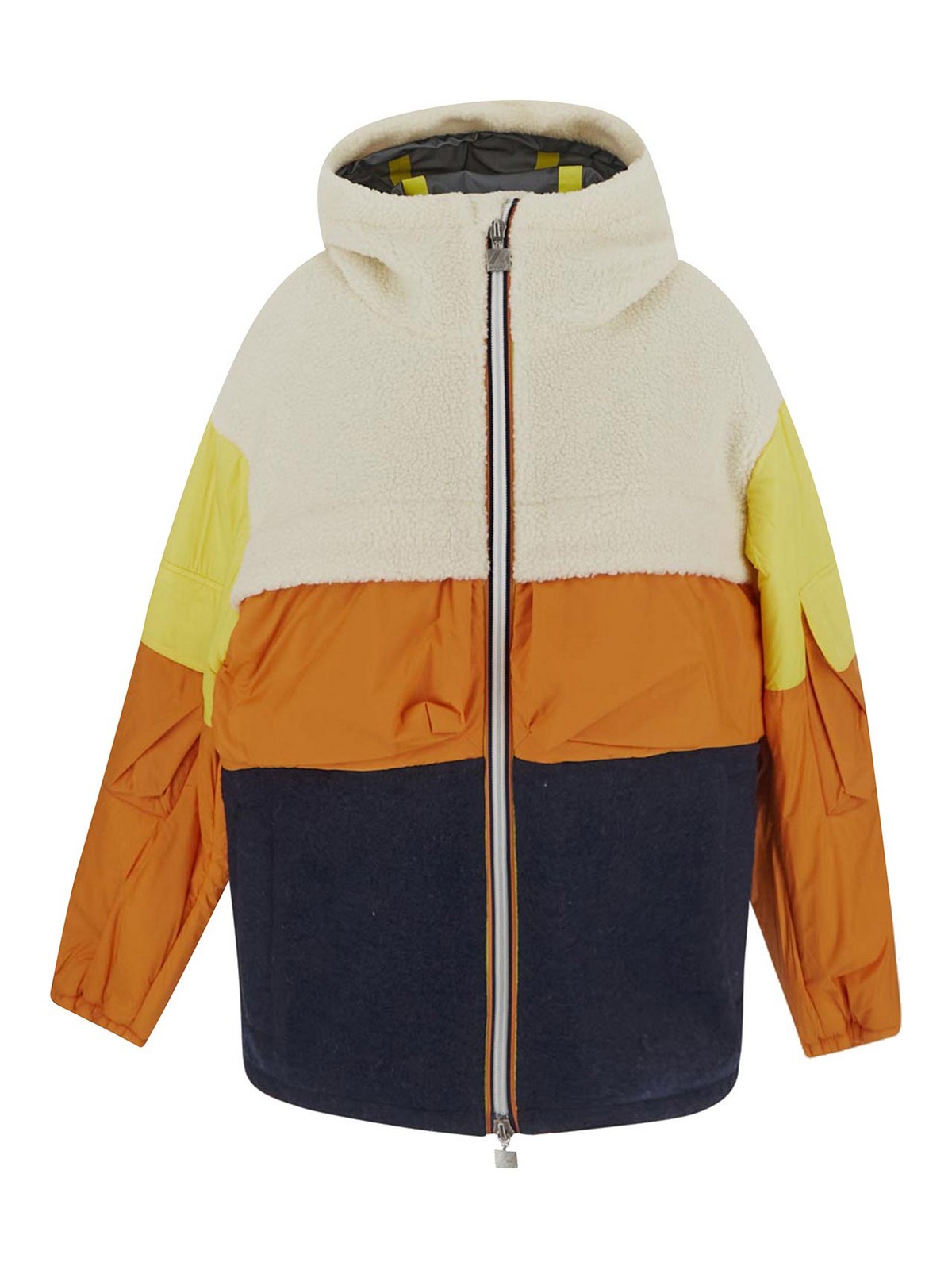 Jacket with sherpa