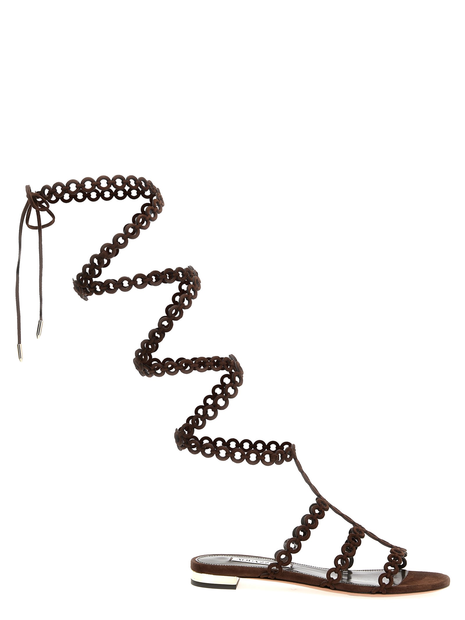 Brown Infinity Gladiator Sandals