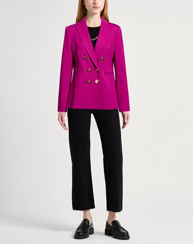 Woman Blazer Mauve Size 8 Viscose, Polyamide, Elastane
