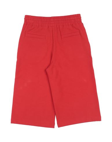 Kid Girl Shorts & Bermuda Shorts Red Size 12 Cotton, Elastane